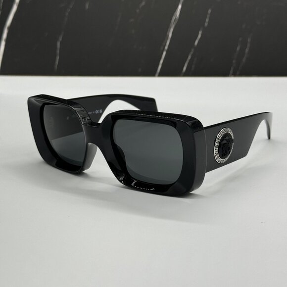 NEW VE4473U GB1/87 BLACK SQUARE WOMEN SUNGLASSES VERSACE MOD 4473-U  GB1/87 main image 7